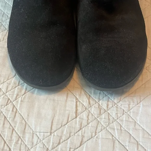 Birkenstock Womens Sarnia Black Suede Leather Ankle Boots Side Zip Pull On Sz 39 - Picture 6 of 9